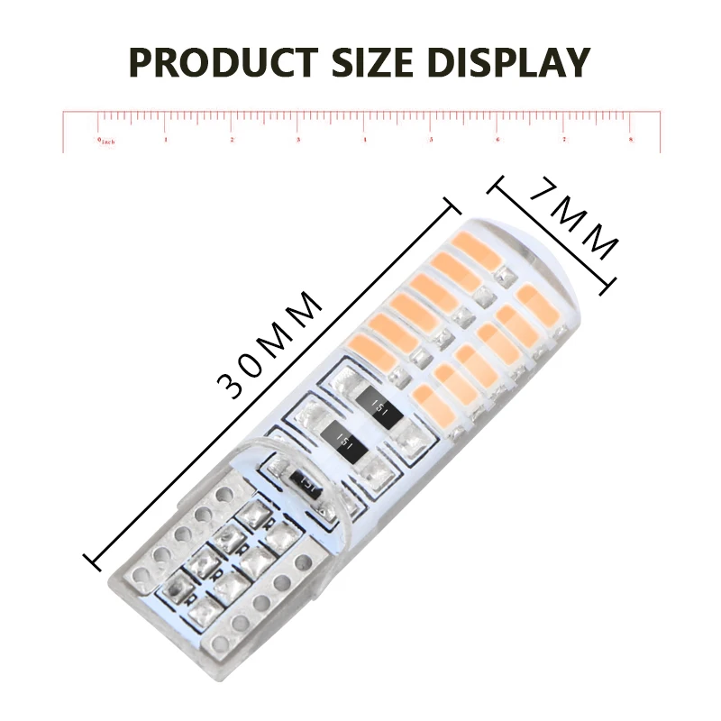 10 шт. T10 3030 2SMD LED Автомобильный Canbus без ошибки ширина номерного знака светильник