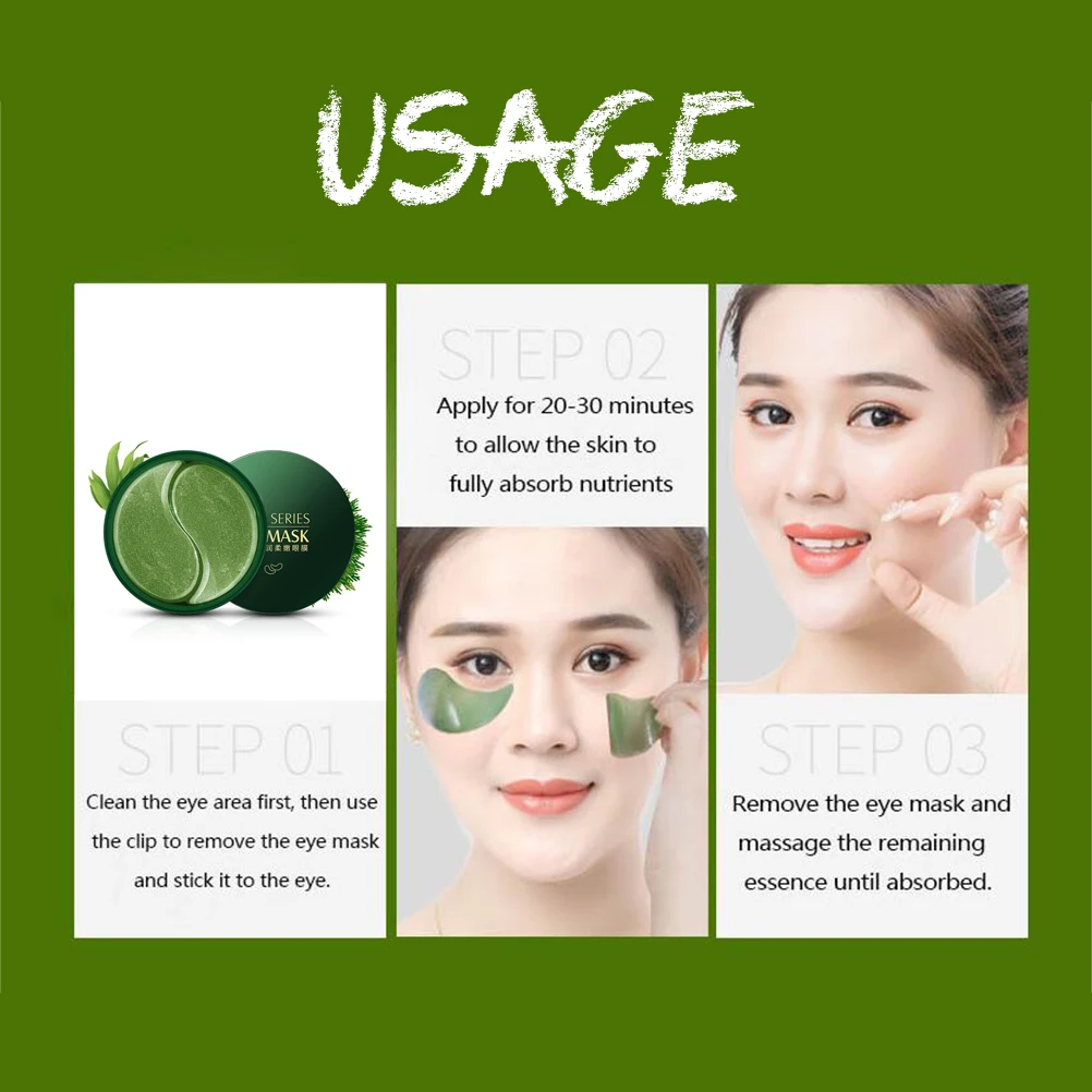 Seaweed Eye Mask Nourishing Moisturizing Hydration Patches Dark Circles Remove Wrinkle Skin Care Hot Sale | Красота и здоровье