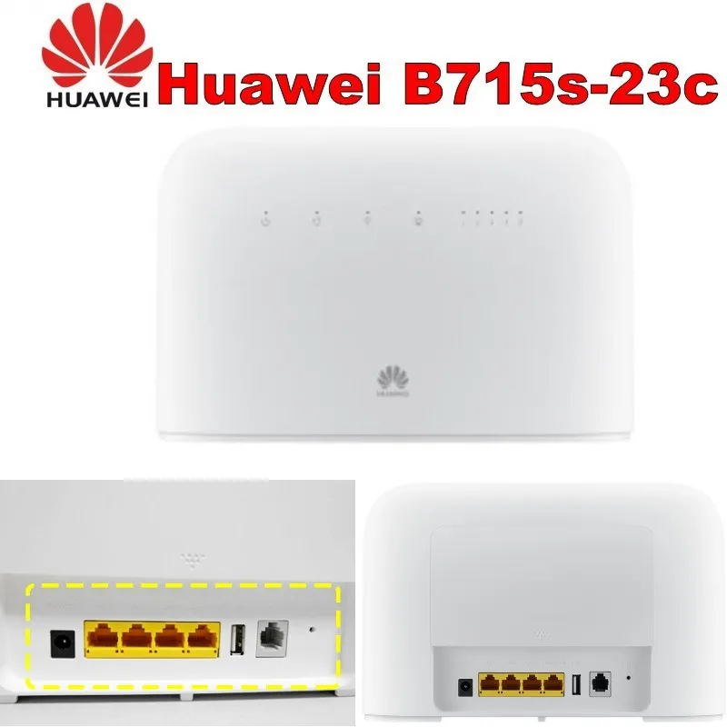 Оригинальный разблокированный Huawei B715 23c 4 аппарат не привязан к оператору сотовой