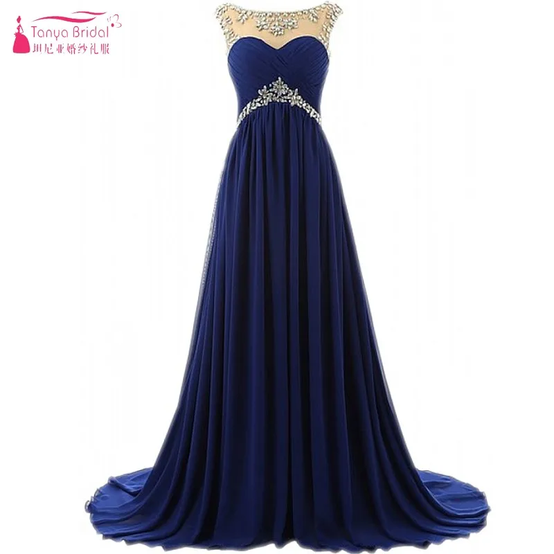 ТРАПЕЦИЕВИДНОЕ длинное платье для выпускного вечера с кристаллами фиолетового