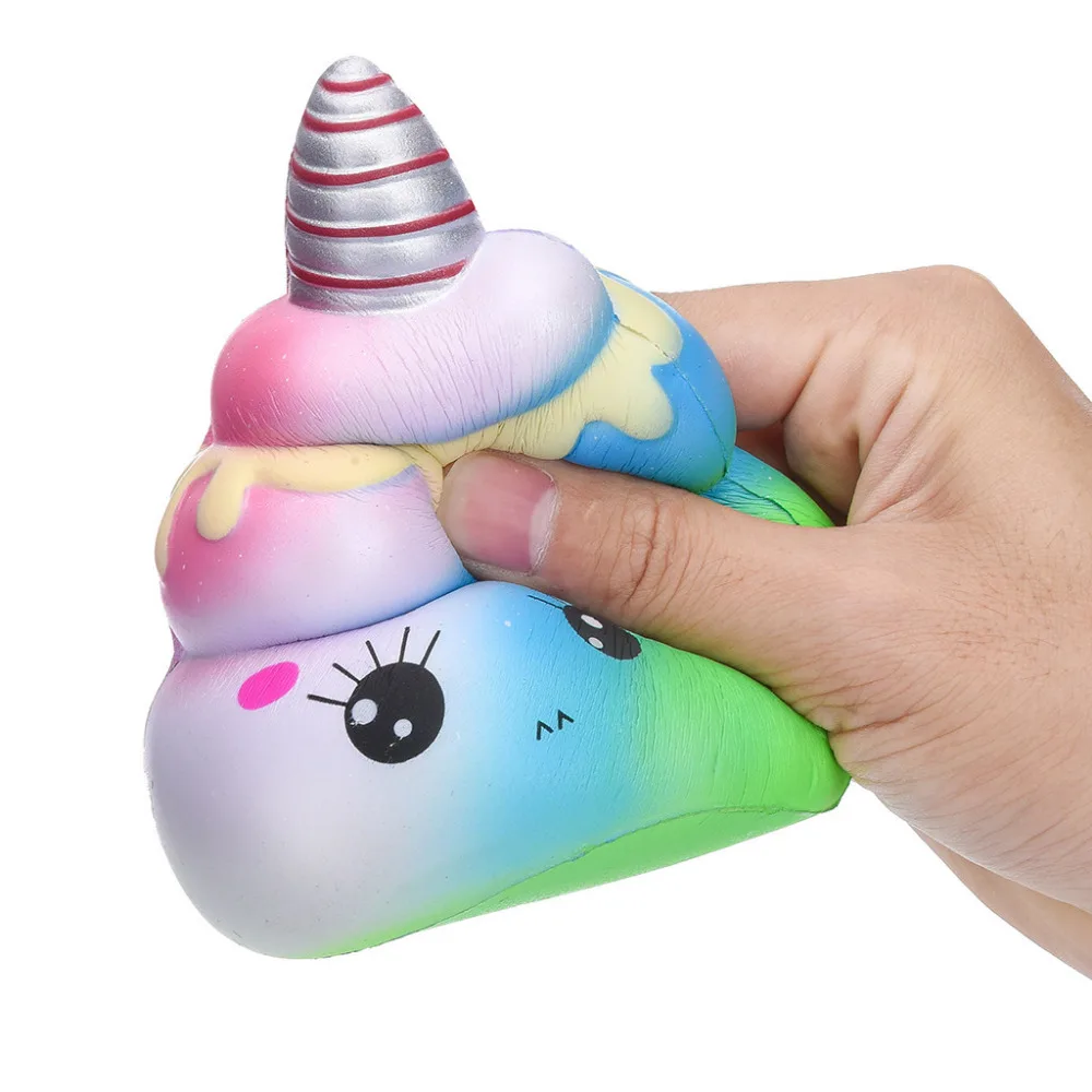 Мягкие игрушки Kawaii Poo Slow Rising Squishy игрушка для снятия стресса Забавная детская