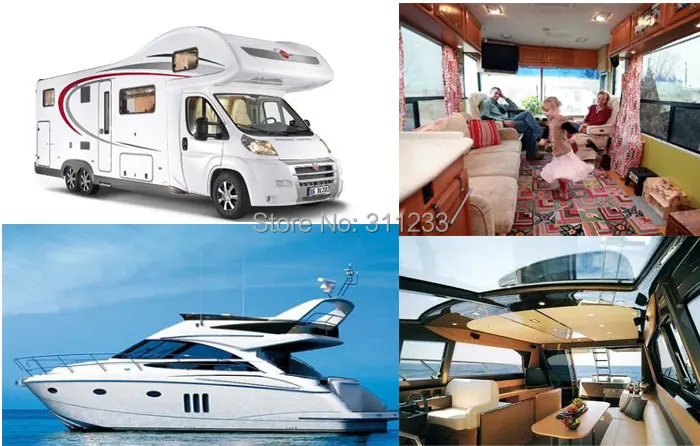 

12V 24V DC 10W 200x200x30mm DIY Touring Caravan Camper Trailer RV