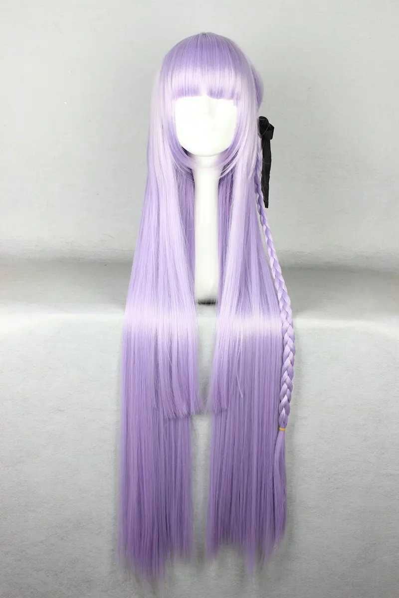 Аниме Danganronpa Kirigiri парик Kyouko Косплэй костюм для косплея данганронпа Уганда Для