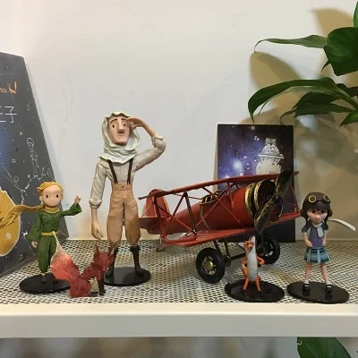 N Маленький принц фигурка Маленького принца, фигурки аниме, подарок на День святого Валентина для девочек, детские игрушки, украшение торта для детей, подарки на день рождения - Цвет: N