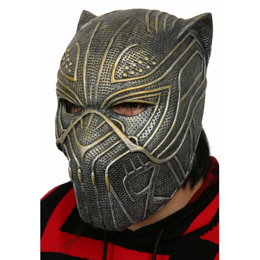 XCOSER Черная пантера Erik Killmonger маска фильм реквизит для косплея на Хэллоуин косплей