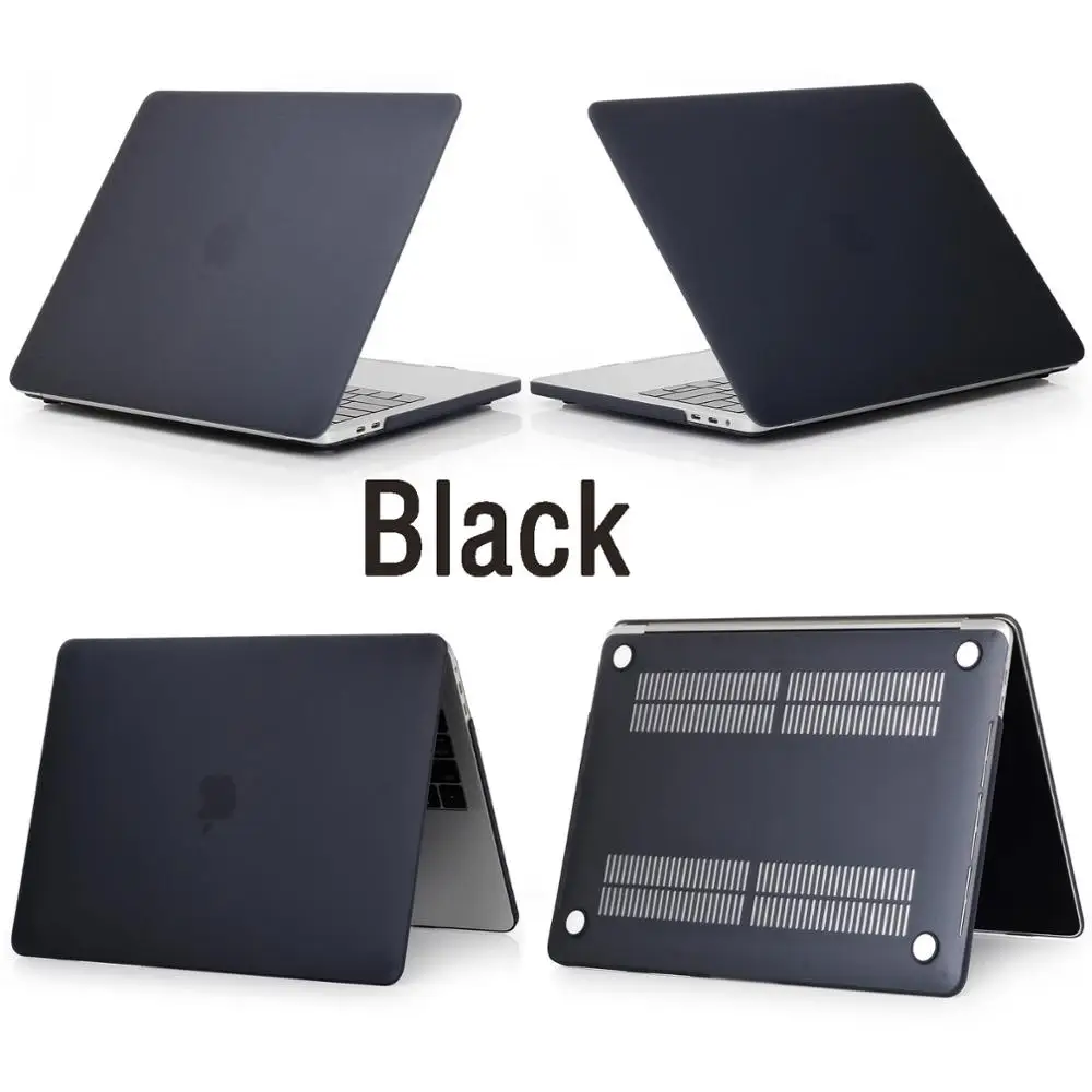 Кристальный \ Матовый Прозрачный чехол для Apple macbook Air Pro retina 11 12 13 15 для mac book Air 13 чехол+ чехол для клавиатуры