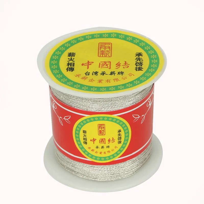 Новое поступление! Золотистый/серебристый тональный шнур диаметром 0 5 мм с