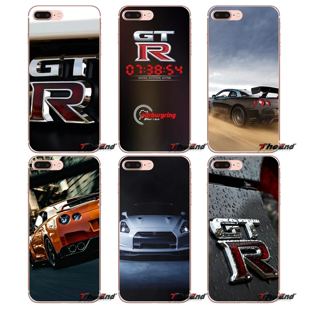 Для Apple iPhone X 4 4S 5 5S SE 5C 6 6S 7 8 Plus 6Plus 7plus 8plus Fundas Coque модный JDM автомобильный NISSAN GTR чехол