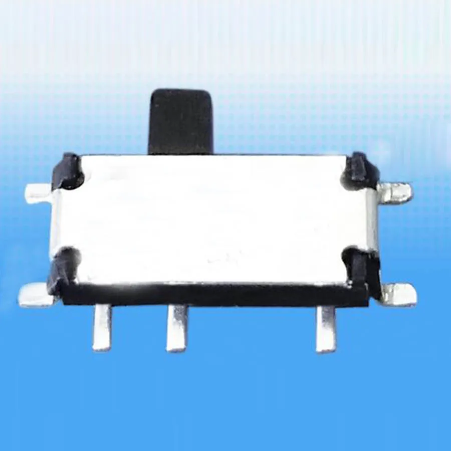 50 шт. MSK-12C01-07 (1P2T) 7-контактный Мини тумблер скользящий переключатель 1 позиция 2 DPDT