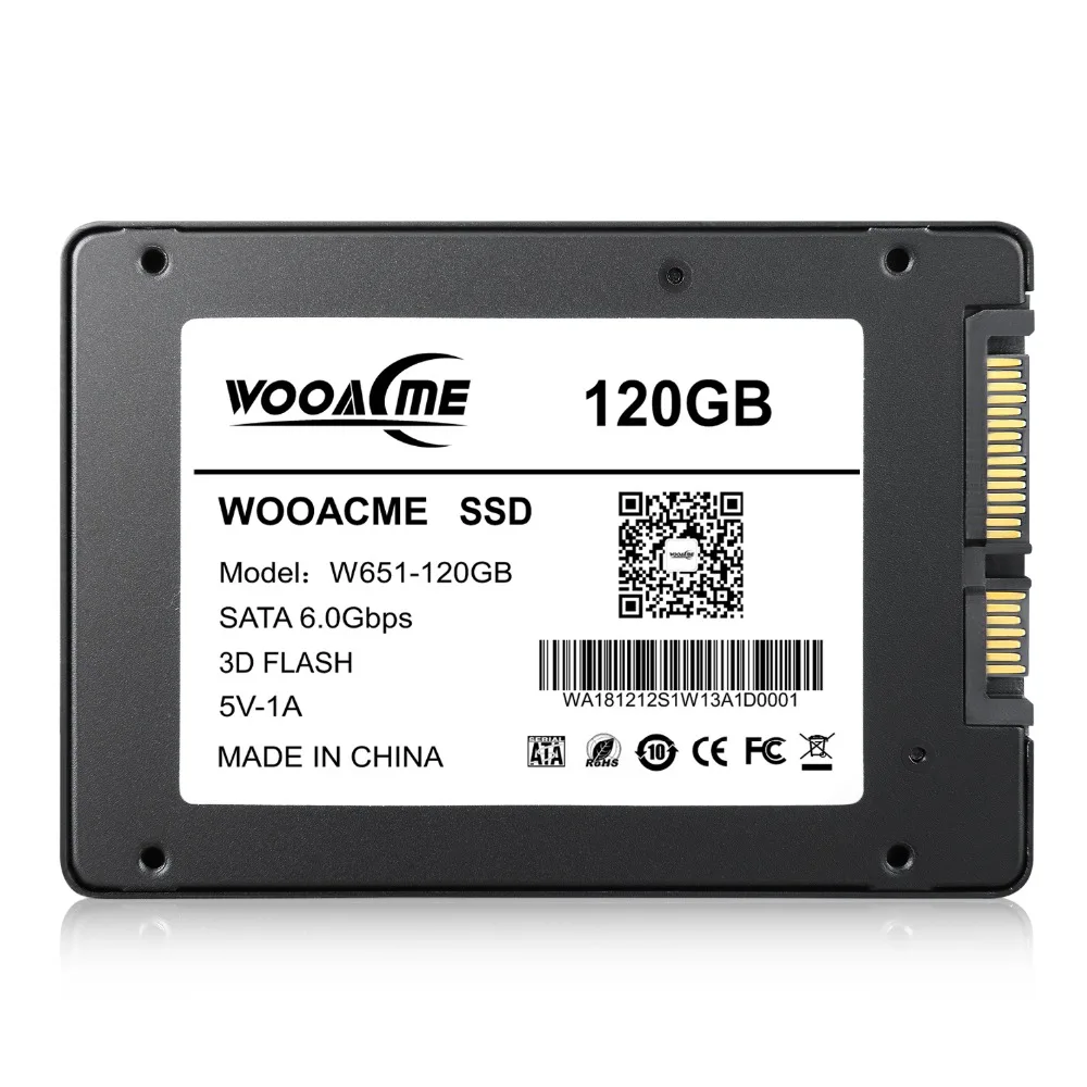 Wooacme W651 SSD 120 ГБ 240 ГБ 480 ГБ 2,5 дюйма SATA III SSD ноутбук PC 120 240 480G внешний твердотельный накопитель