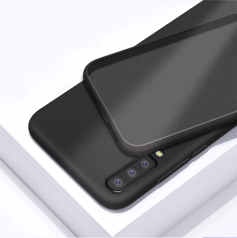 Чехол для samsung Galaxy A70 A50 A40 A20 чехол Жидкий чехол внутри Флокированный Бампер Мягкий ТПУ чехол для телефона для samsung A60 A30 A10