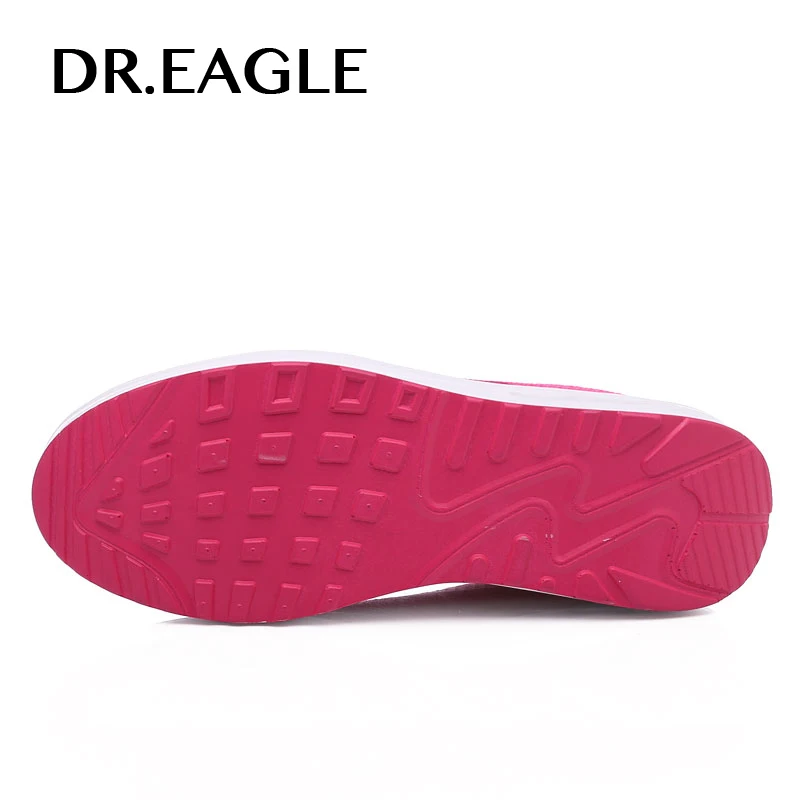 Женские кроссовки для бега DR.EAGLE спортивные белого цвета без потери веса с