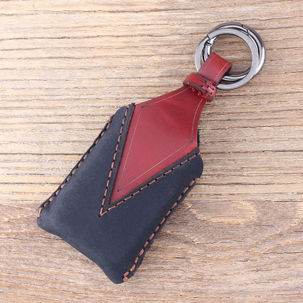 KEYYOU Leather Keychain 2 Button Remote Car Key Shell Fob Case For Nissan MICRA Xtrail QASHQAI JUKE DUKE NAVARA Cover | Автомобили и