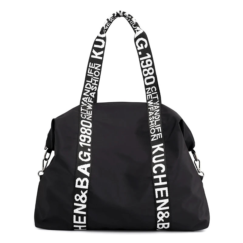 2018 осенне зимняя Новая модная женская сумка легкая нейлоновая на плечо большая