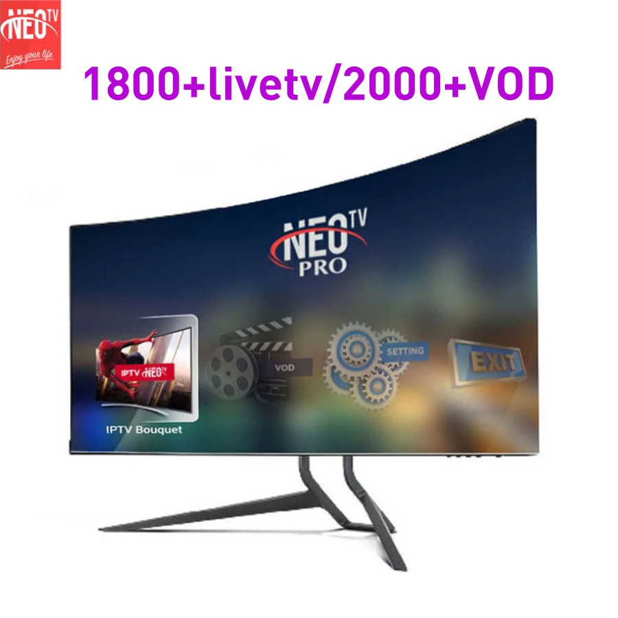 Европейский французский IP tv Neo tv pro код подписки 1800 каналов Франция арабский Бельгия Netherland Android IP tv M3U Smart tv box