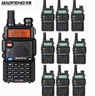 FM VOX cb Любительское радио, 10 шт., hf VHF UHF двухдиапазонный Uv5r для мобильного двухстороннего радио, Портативная радиостанция Baofeng UV-5R