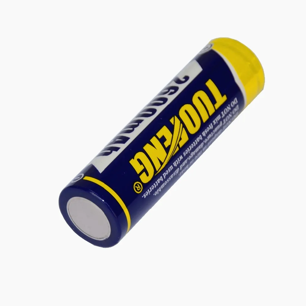 2 шт 18650 батарея 25А Мощная 2600 mAh литий ионная 3 7 V Плоская верхняя аккумуляторная