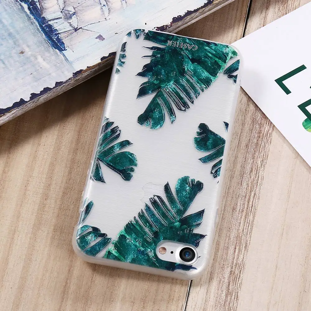CASEIER весенний чехол для телефона iPhone 6 6S 7 8 Plus мягкий из ТПУ X XS MAX XR тиснение