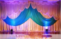 the wedding arrangement stage curtain 3mx6m background wedding backdrop marriage background