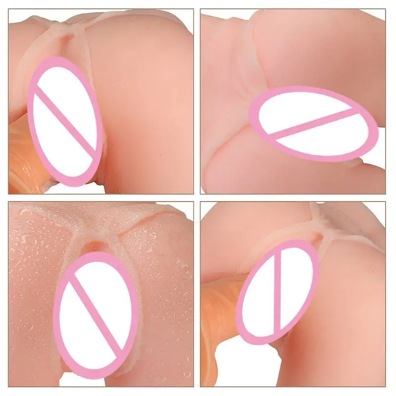 Мужской мастурбатор 3D Реалистичная киска задница силиконовая вагина Анальная