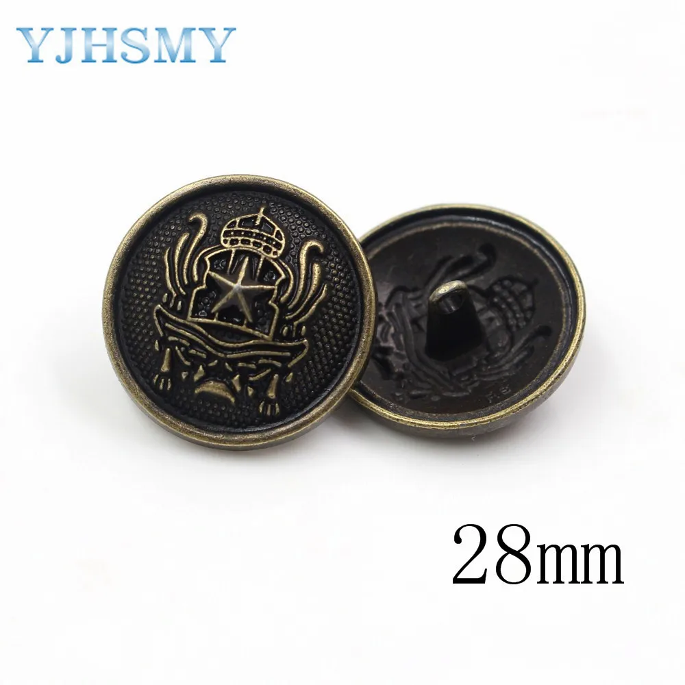 YJHSMY 179261 модные ретро металлические кнопки DIY аксессуары для одежды ручной работы