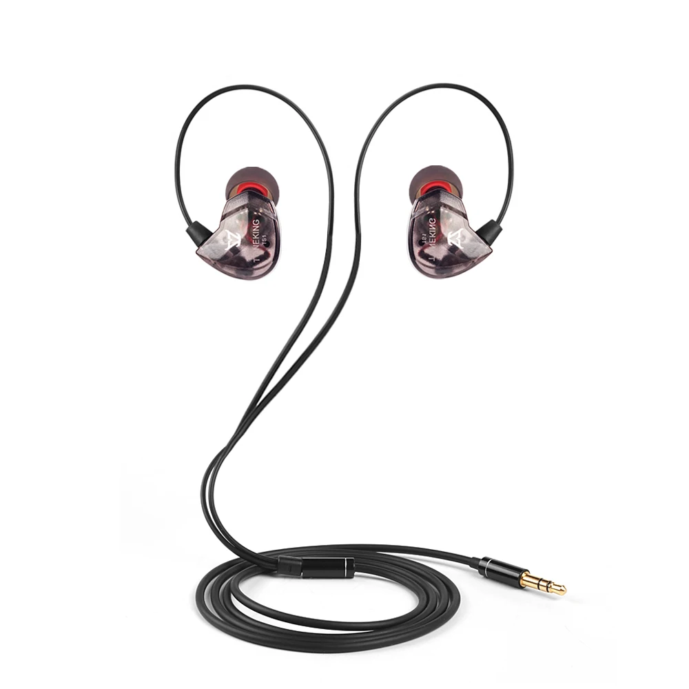 Новинка 2017 HIFI MusicMaker TS1 10 мм динамические наушники с супер басами Внутриканальные