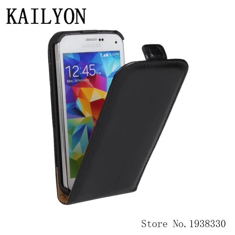 KAILYON S5 Mini роскошный высококачественный кожаный чехол для Samsung Galaxy G800 Вертикальный