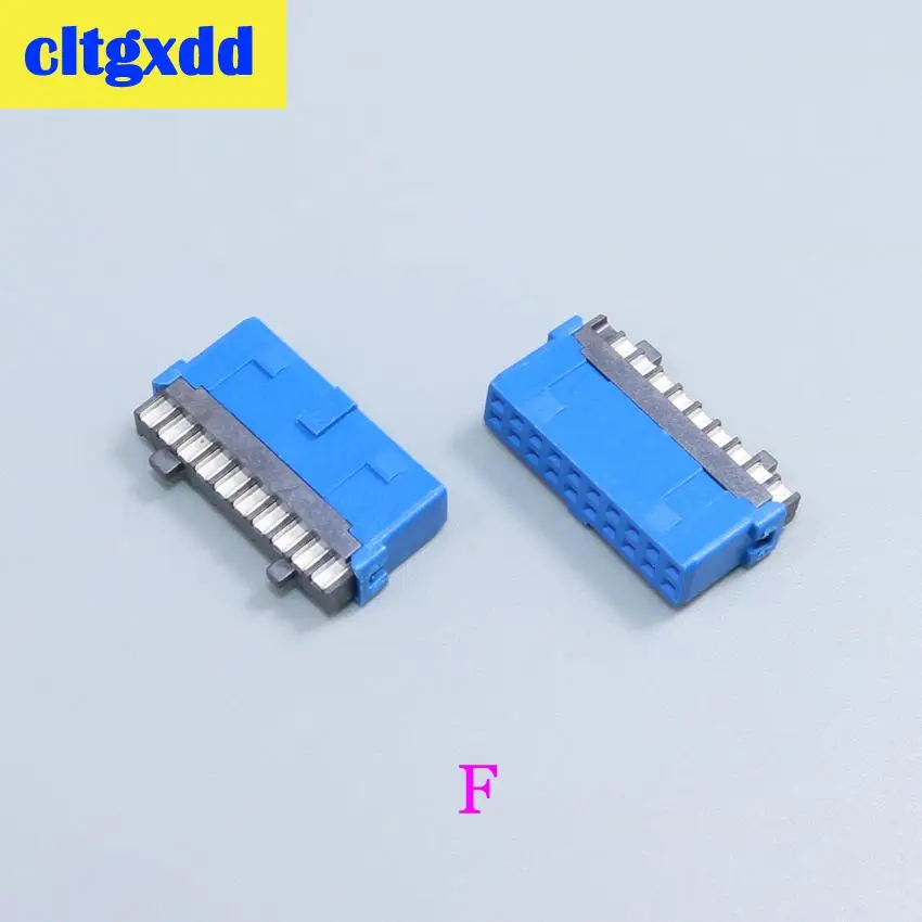 Cltgxdd 2 шт. USB 3 0 20p 19pin USB3.0 разъем для подключения к гнезду на 180 градусов материнская