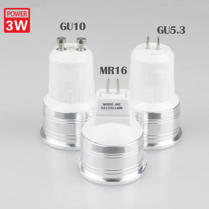 COB Светодиодный прожектор мини лампа 3 Вт затемняемая маленькая mr11 35 мм GU10