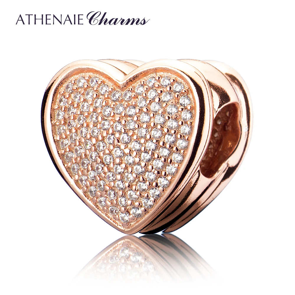 Женское Ожерелье с подвесками ATHENAIE из серебра 925 пробы прозрачными фианитами для