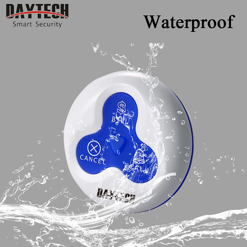 DAYTECH беспроводной сервис кнопка вызова пейджер панель с передатчиком Coaster