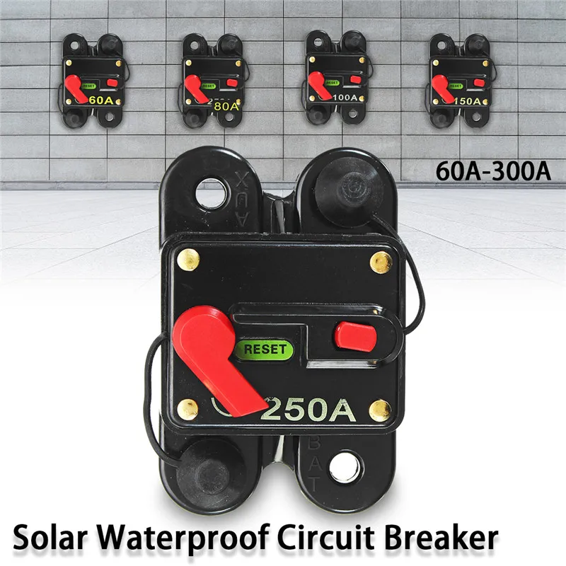 12V 24V DC домашняя солнечная система водонепроницаемый автоматический выключатель