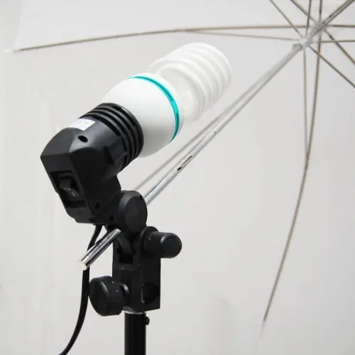 Nicefoto E27 Single Head Photo Lighting Bulb Holder Umbrella Bracket Photography Studio Ligh For | Электроника