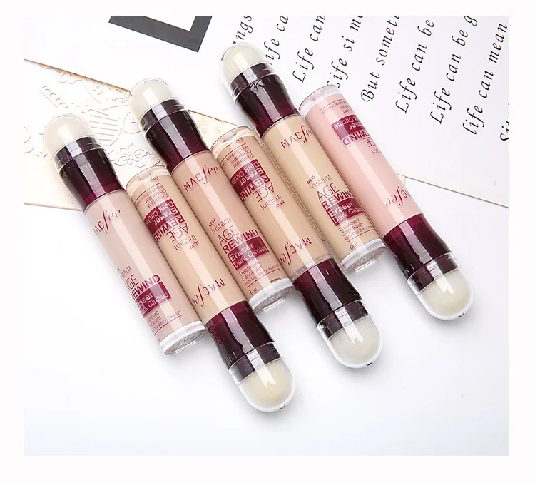 Корректор тональный крем для лица консилер ручка длительного действия темных