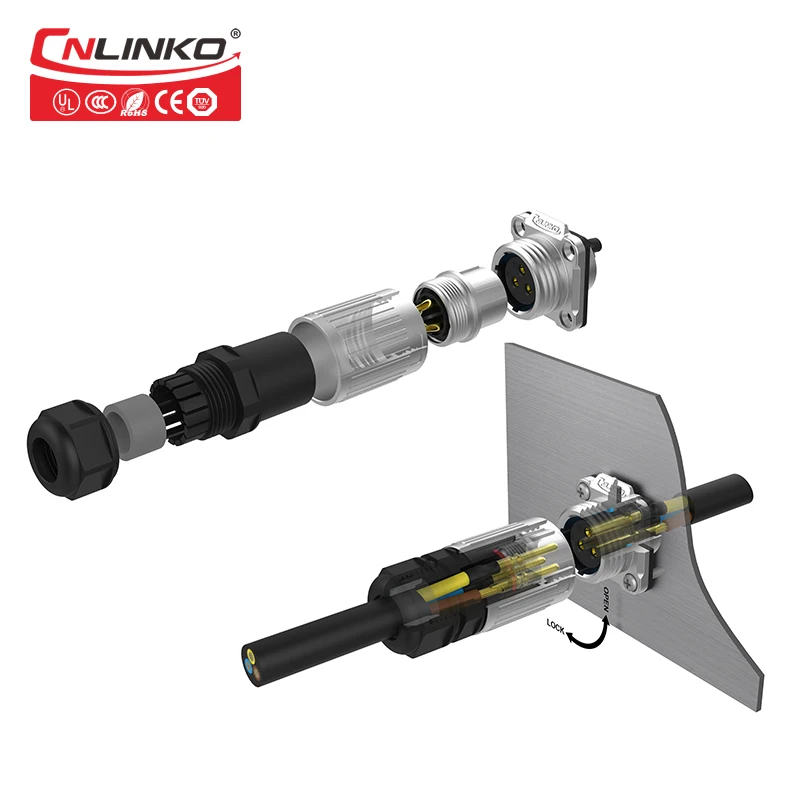 IP67 номинальные разъемы высокоточный источник питания постоянного тока вилки и