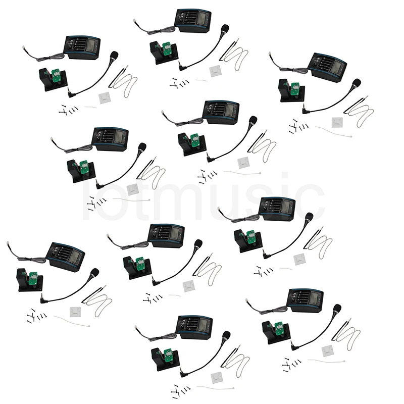 5 диапазонов акустической гитары эквалайзер пьезо пикап тюнер усилитель LCD Mic 10