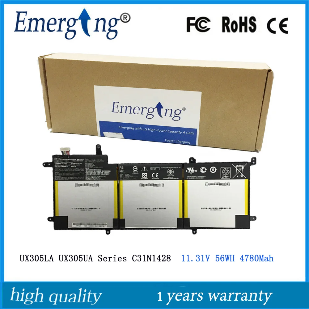 11 31 V 56Wh оригинальный C31N1428 Новый аккумулятор для ноутбука ASUS Zenbook UX305LA UX305UA