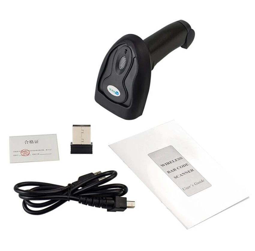 Беспроводной/проводной лазерный сканер штрих-кода NETUM K2 2 4 ГГц | Компьютеры и офис