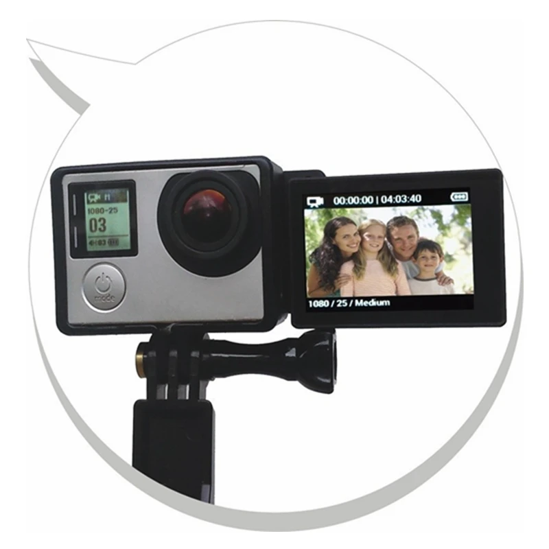 ЖК дисплей BacPac адаптер для Gopro 4 крепление gopro Hero hero 3 Спортивная камера HD
