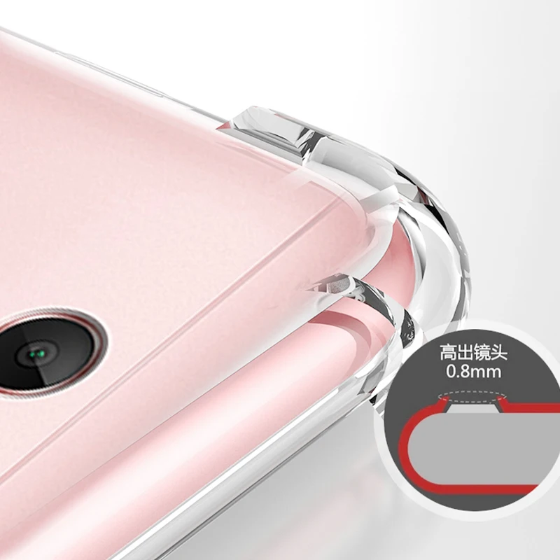 Ultra Thin Slim shockproof for xiaomi redmi 5 plus case cover transparent soft TPU phone coque Xiaomi Redmi |
