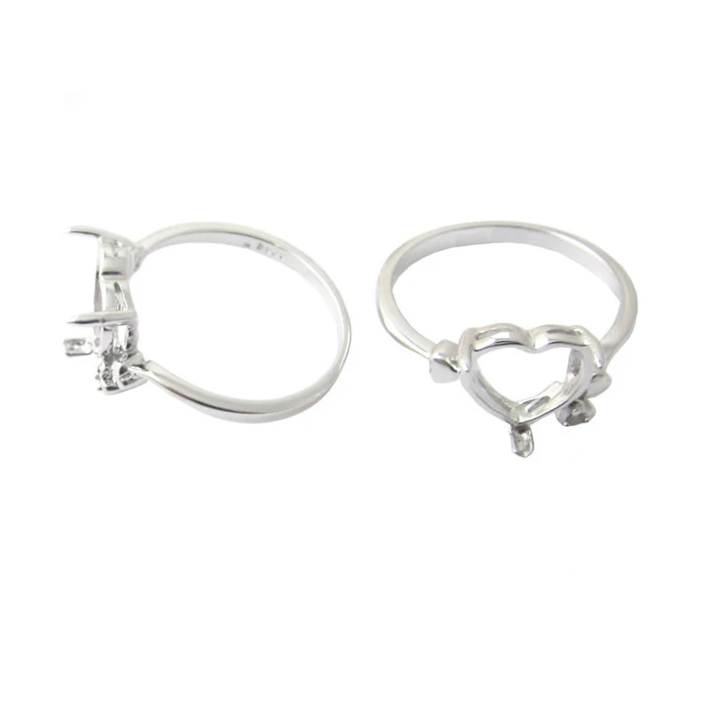 Фото Женское кольцо Beadsnice ID27342 уникальный дизайн серебро 925 пробы|semi mount ring settings|semi ringset