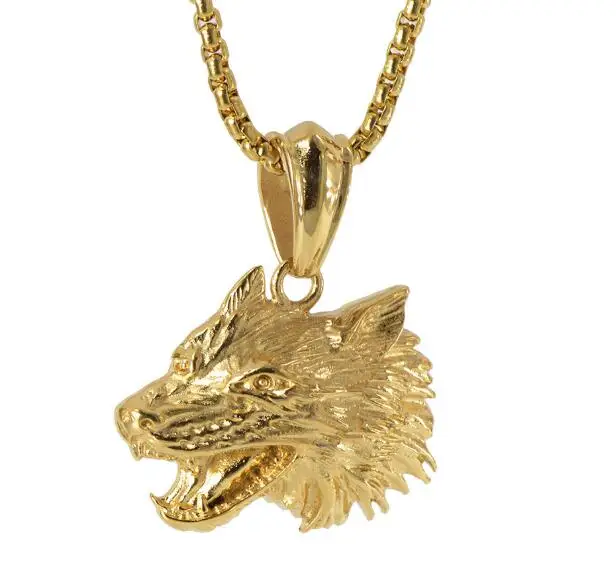 Мужские Подарочные байкерские ювелирные изделия из нержавеющей стали в стиле