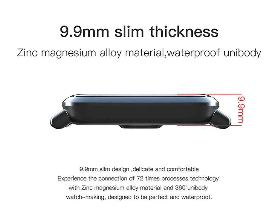 COLMI умные часы 2.5D ips экран Gorilla glass фитнес часы кровяное давление IP68 Водонепроницаемый трекер активности умные часы