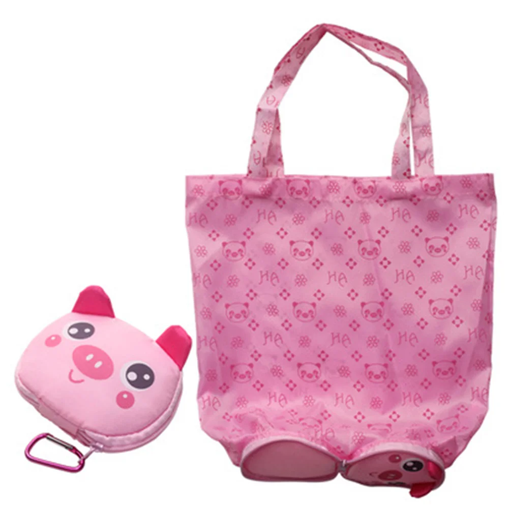 New Reusable Handbag Grocery Tote Storage Eco Travel Cute Animal Foldable Portable Shopping Bag packing Organizers | Багаж и сумки