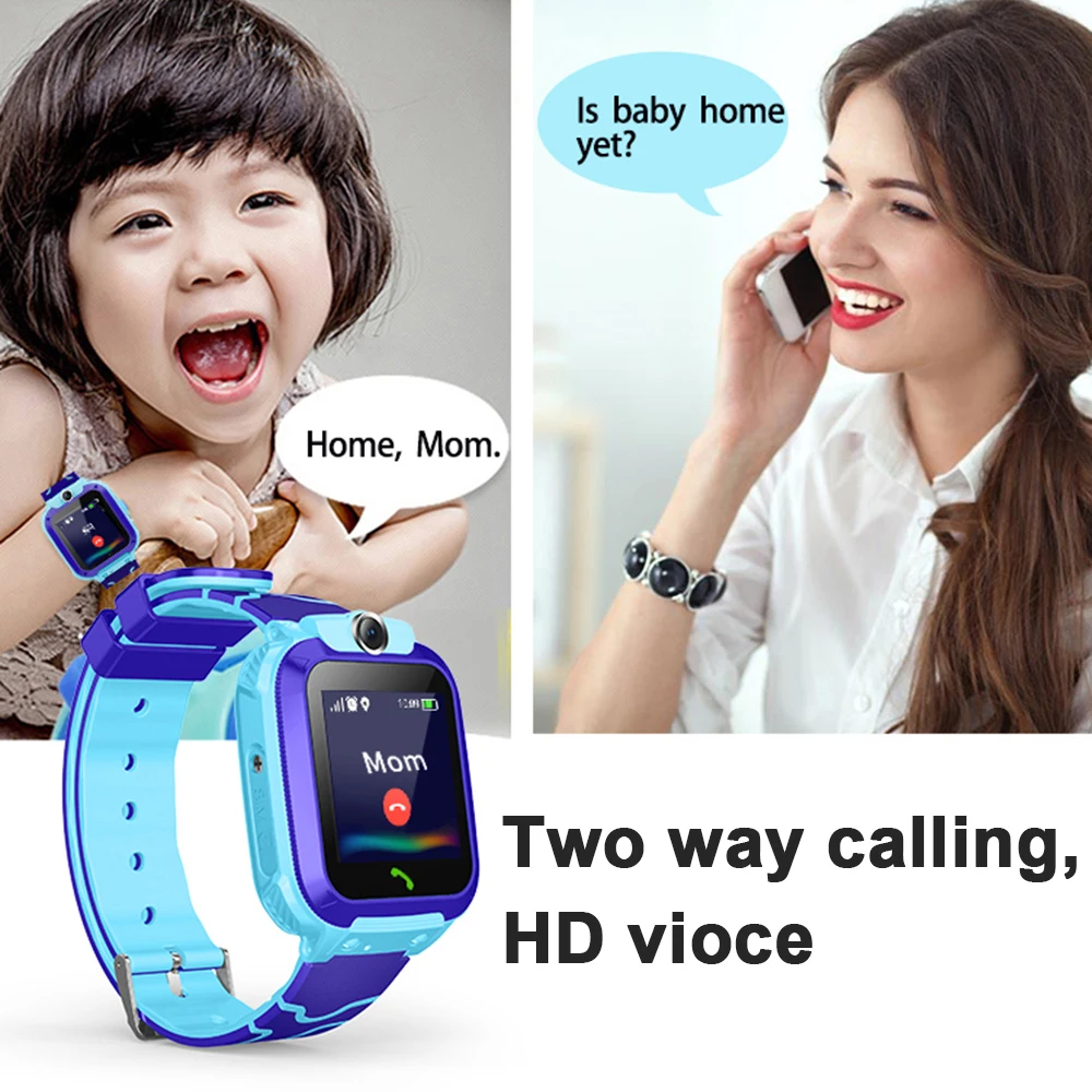 Детские Смарт-часы S12 LBS детские часы с SOS-вызовом браслет защитой от потери