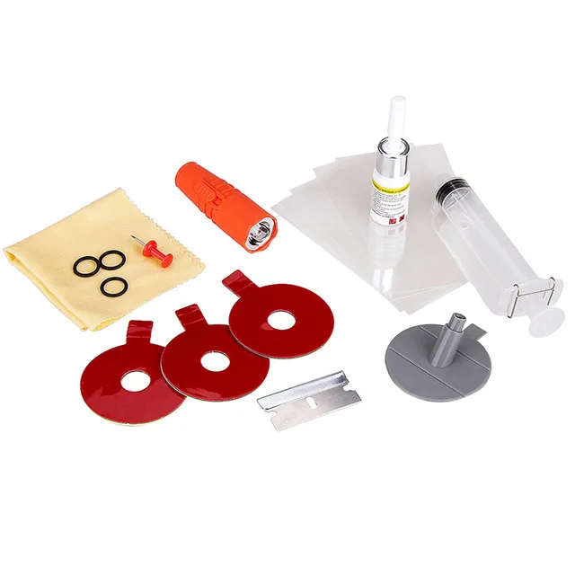 Set2 Набор инструментов для ремонта UV светильник DIY автомобильный набор Стекло для chips On Board) трещины лобовое стекло автомобиля Ремкомплект Стекло лобового стекла автомобиля Restor#2 - Цвет: Set2