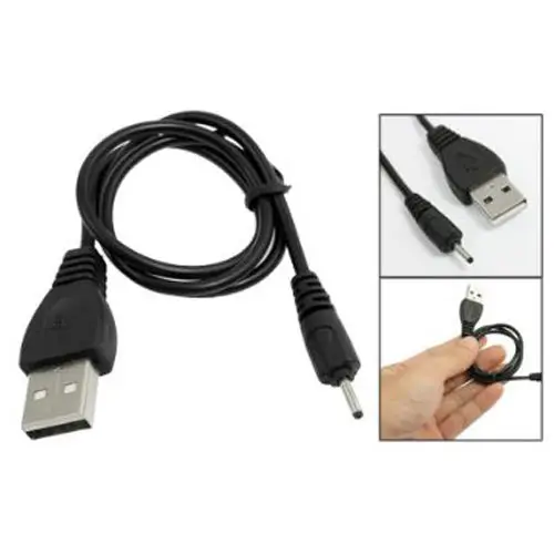 Топ Черный DC 2 мм USB зарядное устройство 50 см кабель для Nokia N78 N73 N82 AD | Электроника