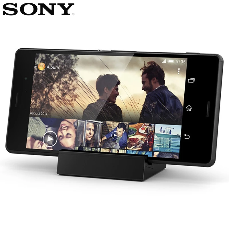 Оригинальная настольная зарядная док станция Sony DK48 для SONY Xperia Z3 MINI Compact M55W L55U L55T Dual