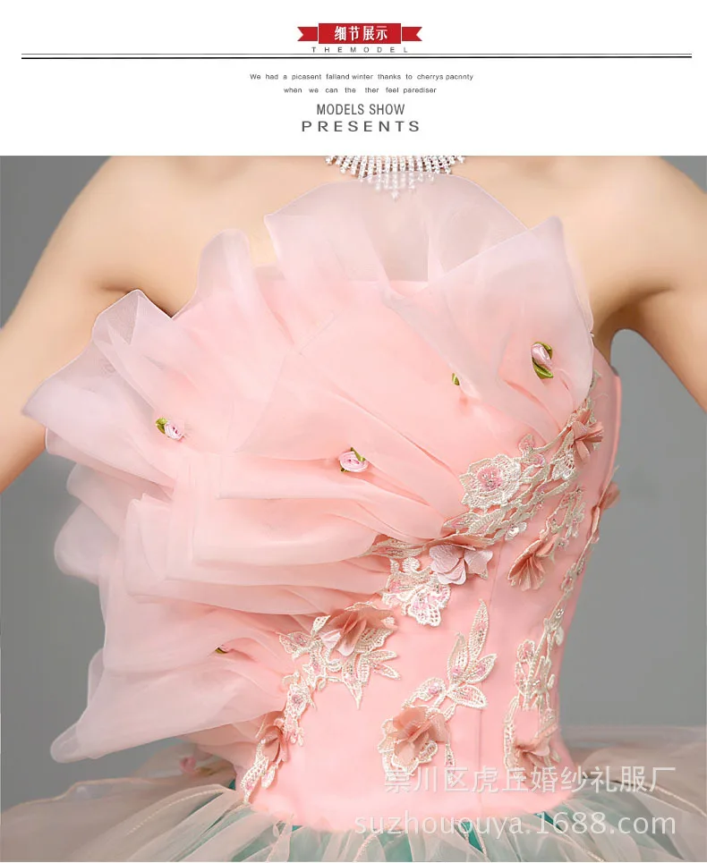 Роскошная коллекция года, пышные платья принцессы с оборками, vestidos De 15 Anos, плюс размер, платье для балла маскарада кружевное на заказ