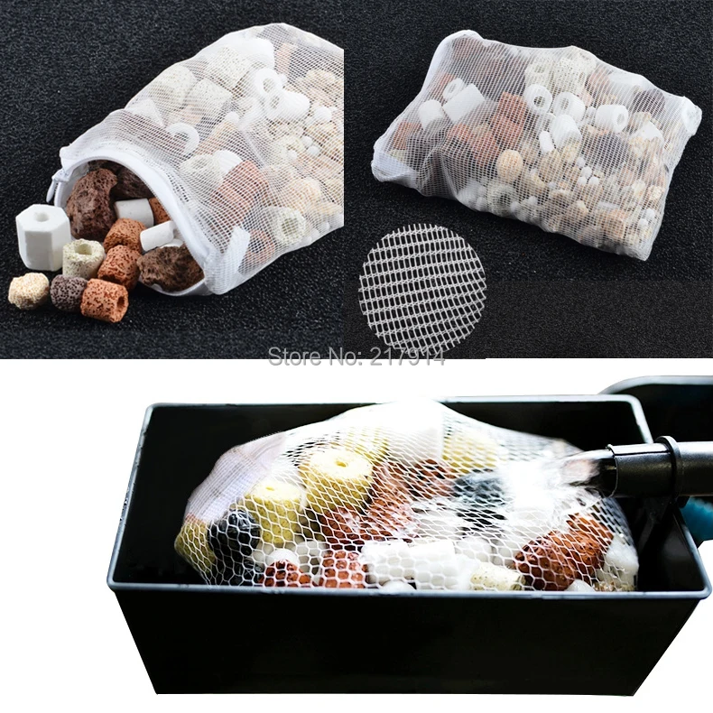 Аксессуары для аквариума сетчатый мешок-изолирующая сумка на складе шарики